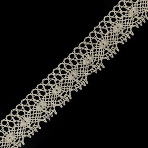 Crochet Lace Trim |  Natural Crochet Lace Trim – 2" Crochet Lace Trim Crochet Lace Trim