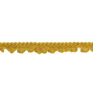 Crochet Lace Trim |  Sunshine Yellow Criss Cross Crochet Trimming – 0.625" Crochet Lace Trim Crochet Lace Trim