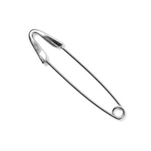 Decorative Pins |  Silver Metal Safety Pin – 3.75" Decorative Pins Decorative Pins