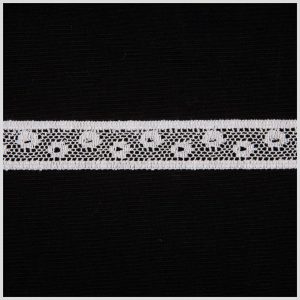 Fine Lace Trim |  1/2" White Floral Fine Lace Fine Lace Trim Fine Lace Trim