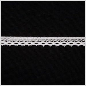 Fine Lace Trim |  1/2" White Solid Fine Lace Fine Lace Trim Fine Lace Trim