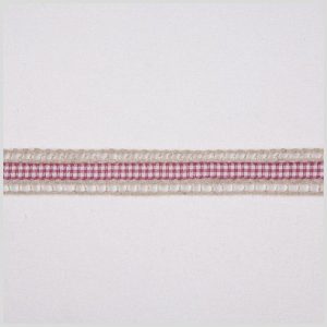 Fine Lace Trim |  5/8" Red Novelty Lace Fine Lace Trim Fine Lace Trim