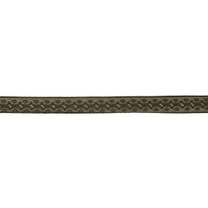 Fine Lace Trim |  Dark Olive Scallops And Circles Lace Trim – 0.75" Lace Trim Fine Lace Trim