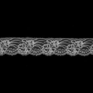 Fine Lace Trim |  Off-White Laced Netting Trim – 2.5" Bridal Lace Trim Bridal Lace Trim