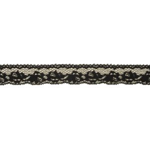 Floral Lace Trim |  Caviar Roses Scalloped Lace Trim – 1" Fine Lace Trim Caviar