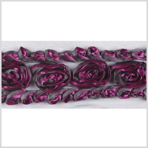 Floral Lace Trim |  Fuchsia Floral Lace Floral Lace Trim Floral Lace Trim