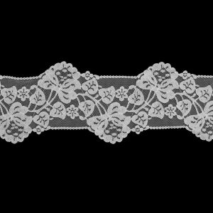 Floral Lace Trim |  Off-White Floral Lace Trim – 6" Floral Lace Trim Floral Lace Trim