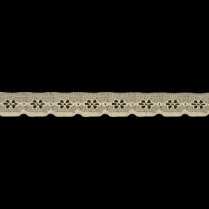 Floral Lace Trim |  Tofu Floral Lace Trim – 0.75" Floral Lace Trim Floral Lace Trim