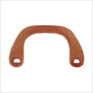 Handbag Handles |  Brown Wooden Handle – 3" X 4.5" Handbag Handles Brown