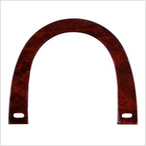 Handbag Handles |  Light Brown Wooden Handle – 3.5" X 4.5" Handbag Handles Handbag Handles