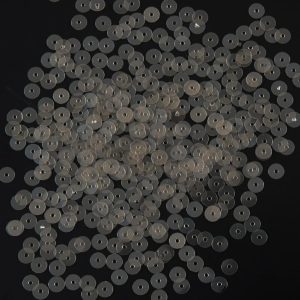 Loose Sequins |  Bag Of Beige Transparent Bright Loose Sequins – 5Mm Loose Sequins Beige