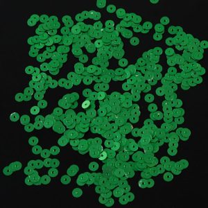 Loose Sequins |  Bag Of Emerald Dull-Bright Loose Sequins – 5Mm Loose Sequins Emerald