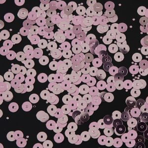 Loose Sequins |  Bag Of Pink Color Loose Sequins With Silver Back – 5Mm Loose Sequins Loose Sequins