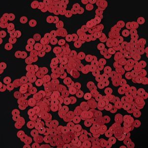 Loose Sequins |  Bag Of Red Dull-Bright Loose Sequins – 5Mm Loose Sequins Loose Sequins