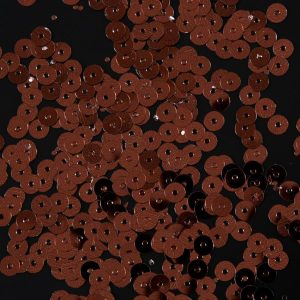 Loose Sequins |  Bag Of Rust Color Loose Sequins With Silver Back – 5Mm Loose Sequins Loose Sequins