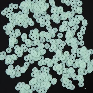 Loose Sequins |  Bag Of Tea Green Dull-Bright Loose Sequins – 6Mm Loose Sequins Loose Sequins