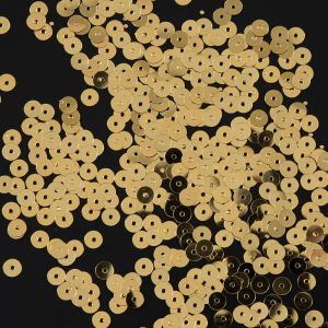 Loose Sequins |  Bag Of True Gold Color Loose Sequins – 5Mm Loose Sequins Loose Sequins