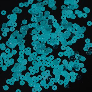 Loose Sequins |  Bag Of Turquoise Color Loose Sequins With Silver Back – 6Mm Loose Sequins Loose Sequins