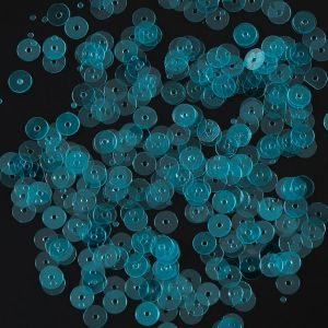 Loose Sequins |  Bag Of Turquoise Transparent Bright Loose Sequins – 5Mm Loose Sequins Loose Sequins