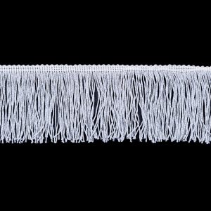 Metallic Fringe |  4" Silver Metallic Fringe Fringe Trim Metallic Fringe