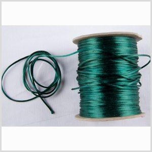 Rattail Cords |  1Mm Dark Green Rattail Cord Cords Dark Green