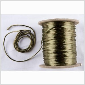 Rattail Cords |  1Mm Dark Olive Rattail Cord Cords Dark Olive