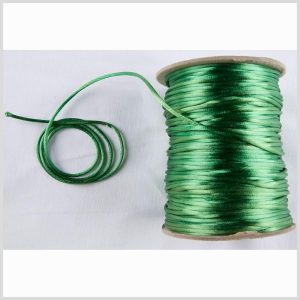 Rattail Cords |  1Mm Emerald Rattail Cord Cords Emerald