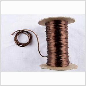 Rattail Cords |  1Mm Medium Brown Rattail Cord Cords Medium Brown