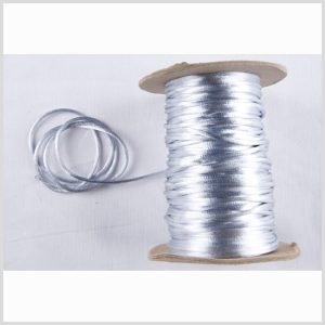 Rattail Cords |  2Mm Silver Rattail Cord Cords Rattail Cords