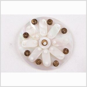 Sewing Pendants |  45Mm Natural White Shell Pendant Sewing Pendants Sewing Pendants