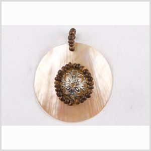 Sewing Pendants |  50Mm Natural Natural Shell Pendant Sewing Pendants Natural