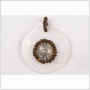 Sewing Pendants |  50Mm Natural White Shell Pendant Sewing Pendants Sewing Pendants