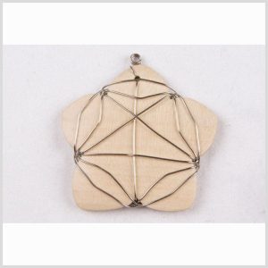 Sewing Pendants |  50Mm Natural Wood Pendant Sewing Pendants Natural