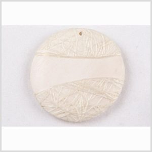 Sewing Pendants |  Cream Wood Pendant Sewing Pendants Cream