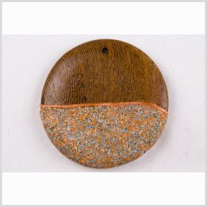 Sewing Pendants |  Dark Wood/Orange/Blue Wood Pendant Trim Accessories Dark Wood,Orange,Blue