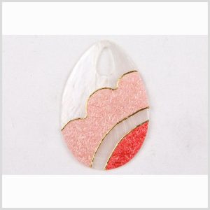 Sewing Pendants |  Natural Crystal Pink Camella Rose Shell Pendant Sewing Pendants Crystal Pink Camella Rose