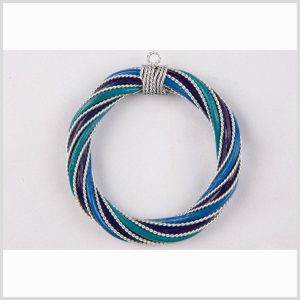 Sewing Pendants |  Navy/Blue/Green Rattan Pendant Sewing Pendants Navy,Blue,Green