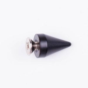 Spikes And Studs |  0.625" Black Nickel Spike Stud Spikes And Studs Black