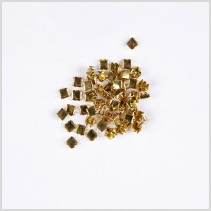 Spikes And Studs |  1/4" Gold Flat Nail Heads Spikes And Studs Gold