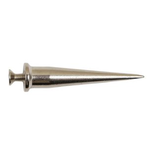 Spikes And Studs |  Nickel Thin Cone Spike With Screw – 2.125" Spikes And Studs Nickel