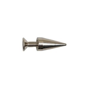 Spikes And Studs |  Nickel Thin Cone Spike With Screw – 9/16" Spikes And Studs Nickel