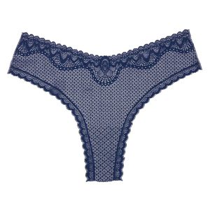 Stretch Lace Trim |  Navy Stretch Lace Panty Trim Panel – 10.25" X 14.25" Lace Trim Navy