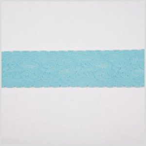 Stretch Lace Trim |  Sky Blue Stretch Lace Lace Trim Sky