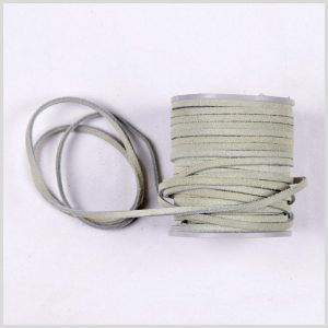 Suede Cords |  Ecru Suede Cord – 3 X 1.5 Mm Cords Off White,Ecru