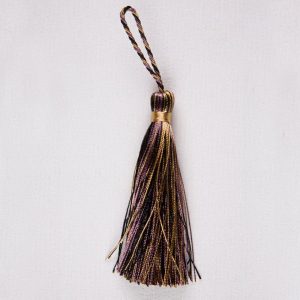 Tassels |  3.5" Plum Black Brown Basic Tassel Tassels Plum Black Brown