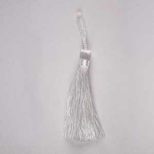 Tassels |  3.5" White Basic Tassel Tassels Tassels