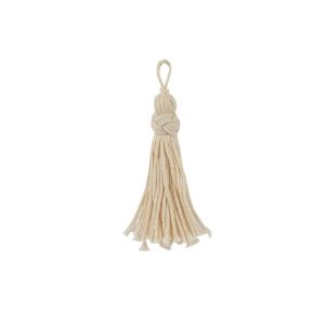 Tassels |  Beige Cotton Tassel – 2.5" Tassels Tassels