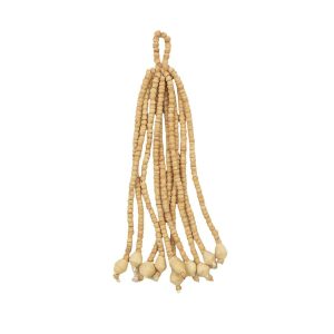 Tassels |  Vintage Natural Wood Beaded Tassel – 3" Tassels Tassels