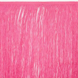 Chainette Fringe |  16" Pink Chainette Fringe Trim Chainette Fringe Chainette Fringe