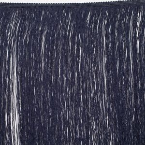 Chainette Fringe |  24" Dark Blue Chainette Fringe Trim Chainette Fringe Chainette Fringe